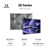 Écran LED encastré intérieur 4K P1.86, mur vidéo électronique couleur pour décors publics