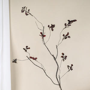 ใบยูคาลิปตัสก้านเทียมสีเขียวเขียวสำหรับใส่แจกันตกแต่งบ้านสำนักงาน - Product Image 6