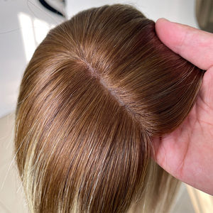 ท็อปเปอร์คุณภาพสูงขนาด 6"x7" ผมแท้รัสเซีย 100% Remy ฐานโมโน+ลูกไม้ ปริมาณผมดูเป็นธรรมชาติและสวมใส่ได้อย่างแนบเนียน - Product Image 5