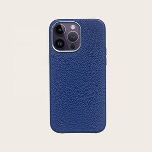 Étui pour téléphone portable en cuir véritable galet personnalisé pour <span class=keywords><strong>iPhone</strong></span> <span class=keywords><strong>14</strong></span> <span class=keywords><strong>Pro</strong></span> <span class=keywords><strong>Max</strong></span> étui magnétique puissant étui <span class=keywords><strong>iphone</strong></span> étui en cuir litchi - Product Image 3