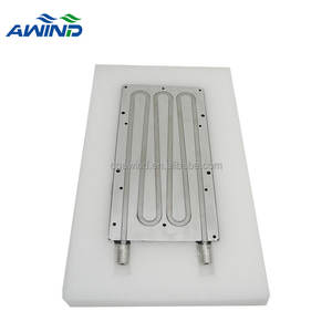 Elektrofahrzeug-Batterie Aluminium-Flüssigkeitskühlplatte Edelstahlrohr EV-Kühlplatte Wasserkühlung für Lithium-Ionen-Batteriepack-Kühlung - Product Image 1