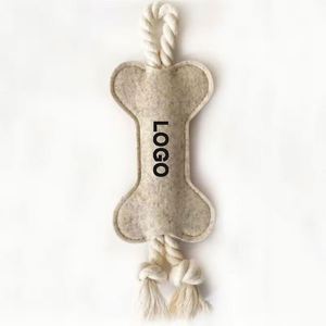 Juguete Masticable Personalizado para Perros, Juguete de Cuerda con Forma de Hueso para Perros, Juguete con Nudos para Limpiar los Dientes de las Mascotas, Herramientas Interactivas para Limpiar los Dientes de los Perros, Juguete de Entrenamiento para Mascotas - Product Image 1