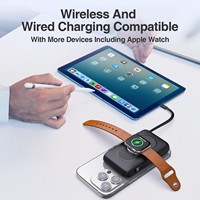Mini Power Bank Ultra Mince Sans Fil 2026 10000mAh - Charge Rapide PD20W avec Support et Entrée Type-C pour Téléphone et Montre Connectée