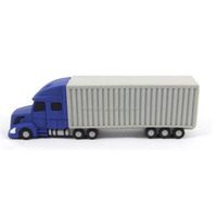 Clé USB en forme de camion conteneur, logo personnalisé, 4 Go, 8 Go, 16 Go, 32 Go, USB 2.0, pour souvenir d'entreprise