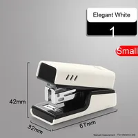Agrafeuse manuelle multifonctionnelle pour le bureau et les étudiants, grande et petite taille, plastique épais et métal, usage domestique.
