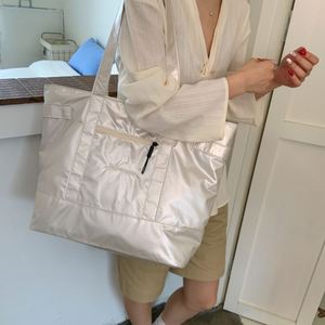 Shiny <b>Silver</b> Color Handbags Waterproof PU <b>Totes</b> Large Capacity Leather <b>Tote</b> <b>Bag</b> Women - Product Image 3