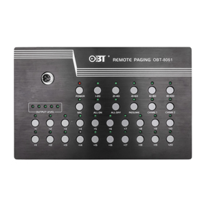 OBT-8051公共广播数字遥控器10通道区域扩音系统寻呼麦克风 - Product Image 6