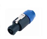Connecteur audio mâle Speakon 4 broches de haute qualité pour haut-parleur, basse fréquence, en plastique