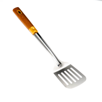Ensemble d'ustensiles de cuisine en acier inoxydable avec manche, louche, compatible lave-vaisselle, pour usage domestique et professionnel