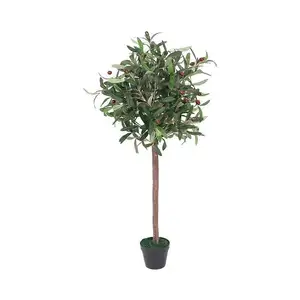 JIAWEI flores artificiales Artificial Plant Trees Flower Hot Sale Latest Silk Tulip Indoor Yellow Trees Flowers Artificial