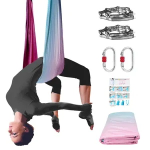Hot Sales Yoga Hammock Set Nylon 4M Aerial Silk Yoga Swing Wholesale