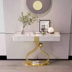 Table <span class=keywords><strong>console</strong></span> simple et moderne de luxe <span class=keywords><strong>avec</strong></span> porche d'art haut de gamme et couloir Armoire d'<span class=keywords><strong>entrée</strong></span> d'hôtel <span class=keywords><strong>avec</strong></span> <span class=keywords><strong>tiroir</strong></span> de rangement - Product Image 5