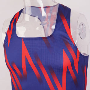 Custom tank Top Fashion Sports Fitness Running Marathon Vest Running <b>Singlet</b> Seamless tank Top SPORT VEST - Product Image 2