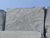 Granit naturel noir gris avec veines blanches beiges, brossé, écologique, moderne, grandes dalles et demi-dalles, marque TY pour villa et parc