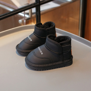 Children's Autumn Winter Girls and Boys Snow Boots <b>Soft</b> Sole Non-Slip Casual Warm <b>Shoes</b> for Kid Crib Plush Outdoor <b>Shoes</b> - Product Image 3