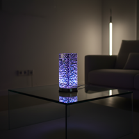 Lampe LED électrique 3D en verre et métal, chauffe-cire, lumière changeante de couleur, brûleur d'huiles essentielles, fondoir de cire de soja, écologique, très parfumé
