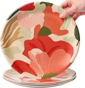 Ensemble <span class=keywords><strong>de</strong></span> vaisselle OEM/ODM, ensemble d'assiettes <span class=keywords><strong>de</strong></span> cuisine, plateau à collation et à fruits, assiette en fibre <span class=keywords><strong>de</strong></span> bambou écologique réutilisable pour mariage et fête - Product Image 1