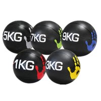 Balón Medicinal Suave para Sentadillas, Ejercicios Abdominales y Entrenamiento de Equilibrio, Balón de Gravedad No Elástico de 5-10 kg para Mujeres y Hombres