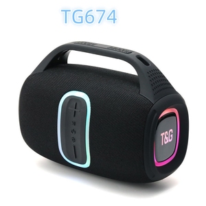 <span class=keywords><strong>Enceinte</strong></span> T&G TG674 Portable d'Extérieur Subwoofer Sans Fil 30W Carte TF Haut-Parleur Bluetooth BT pour le Sport - Product Image 3