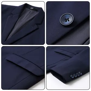 Custom Fashion Business Suit Men And Women 2 Pieces European Size Formal Wear Blazer For Corporate