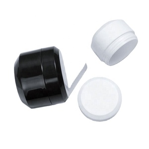 Wholesale Matte Black Frosted White Cosmetic <b>Jar</b> 15g 30g 50g Skin Care Face Cream Cute Double Layer <b>Plastic</b> Cream <b>Jar</b> for Nail - Product Image 4