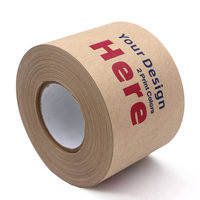 Emballage personnalisé avec logo imprimé, emballage en papier kraft personnalisé, ruban adhésif personnalisé avec impression de logo 4 cm 4713
