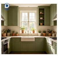 Armários de Cozinha PRIMA Americanos em Madeira Maciça Estilo Shaker RTA Carvalho Branco Modular