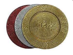 Wholesale Bulk Buy 13-Inch Gold <strong>Silver</strong> Charger <strong>Plates</strong> Table Decoration For Home Wedding Dinner For Charger <strong>Plate</strong> Plastic Wedding - Product Image 5
