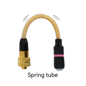 Antena portátil V82L, suave, corta, dorada, UHF 400/470MHz, 2.15dBi, conector macho de 6.5 pulgadas para radios portátiles, uso en interiores y hoteles - Product Image 2