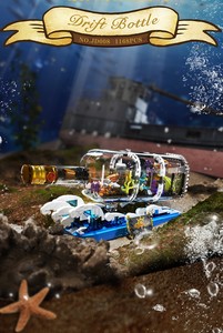 Vật phẩm trang trí sáng tạo mới: một bể cá sinh thái trong chai, đồ chơi lắp ráp tự làm, quà tặng trẻ em chất lượng cao, Bộ khối xây dựng - Product Image 3