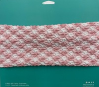 Bandeau tricoté à carreaux à la mode mousse bulle tissu vichy accessoires de cheveux à carreaux