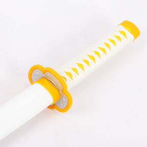 <span class=keywords><strong>Espada</strong></span> de Anime de juguete de saming Hu Demon Slayer, Agatsuma <span class=keywords><strong>Zenitsu</strong></span> katana, <span class=keywords><strong>espada</strong></span> de madera - Product Image 2