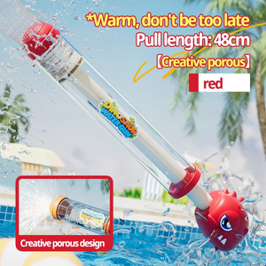 Nuovi Giocattoli Estivi a Forma di Dinosauro, Giochi da Esterno, <span class=keywords><strong>Pistole</strong></span> ad Acqua Trasparenti in Plastica con Effetto Fuochi d'Artificio per Bambini - Product Image 6