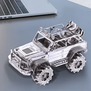 Piece cool Puzzle Hersteller Pädagogische Montage Spiel 3D Metall Puzzle Autos Metall DIY Montage Modell für Erwachsene