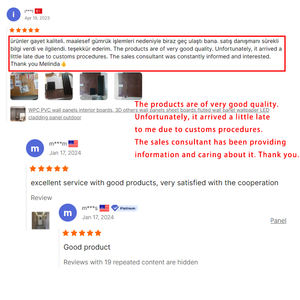 방수 및 곰팡이 방지 PVC 벽 패널, 주방 및 세탁실용, 10mm 두께, 테스트 완료, 대량 재고 - Product Image 6