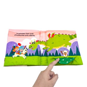 <span class=keywords><strong>Libro</strong></span> in Stoffa Morbida per Neonati con Alette Sollevabili e Carta Sonora, <span class=keywords><strong>Libro</strong></span> Sensoriale Educativo - Product Image 4
