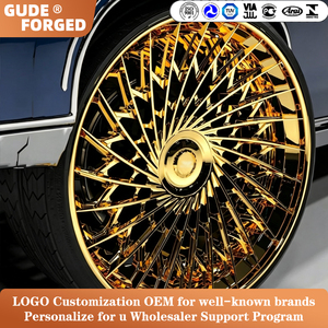 Cerchi in Lega Forgiati di Lusso GUDE Multi-Raggio, 17, 18, 19, 20, 21, <span class=keywords><strong>22</strong></span>, 23, 24 Pollici, Adatti per Impala, Cadillac, Lincoln, Buick - Product Image 1
