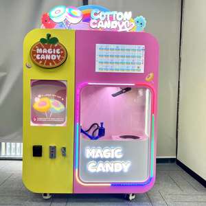 Máquina <span class=keywords><strong>de</strong></span> algodón <span class=keywords><strong>de</strong></span> azúcar profesional Máquina expendedora automática <span class=keywords><strong>de</strong></span> algodón <span class=keywords><strong>de</strong></span> azúcar Floss Candy Buy Full Automatic - Product Image 1