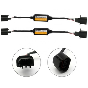 อุปกรณ์เสริมรถยนต์ XOVY ชุดไฟหน้า LED H13 พร้อมคาปาซิเตอร์ Canbus Decoder สายต่อขจัดสัญญาณเตือน - Product Image 1