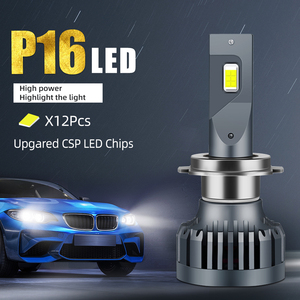 Super <b>Bright</b> P16 130W Led Headlight 6500K White <b>Light</b> Luces Para Autos <b>Bulb</b> H7 H11 9005 9006 LED Headlight - Product Image 2