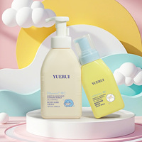 YUERUI Nouveau design Bouteille pompe en PET mignonne pour gel douche pour enfants 200ml 300ml 600ml Bouteille de savon mousse pour shampoing et nettoyage du visage