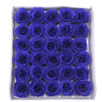 MR-0012 Vente en gros de fleurs artificielles en paillettes roses, bouquet scintillant pour mariage, fête, décoration de Noël