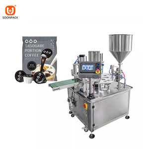Machine de remplissage et d'emballage de café Machine de remplissage et de scellage de tasse de gelée liquide pour café <span class=keywords><strong>Nespresso</strong></span> k-cup dolce gusto - Product Image 1