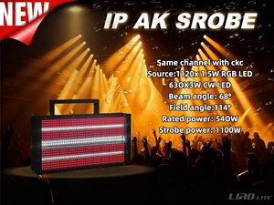 Mới ngoài trời không thấm nước <span class=keywords><strong>LED</strong></span> 1100W Strobe Light 1120x1.5W RGB <span class=keywords><strong>LED</strong></span> + 630x3W <span class=keywords><strong>CW</strong></span> Strobe Light cho sân khấu buổi hòa nhạc sự kiện DJ <span class=keywords><strong>Bar</strong></span> - Product Image 6