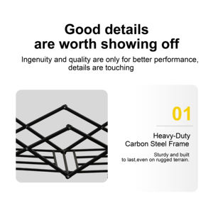 Chariot de pêche de camping chariot de plage léger chariot pliable à pneus solides - Product Image 2