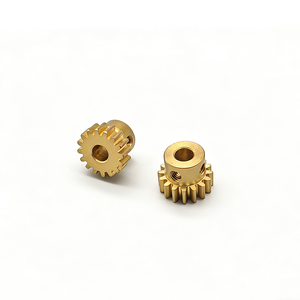 Pièces usinées personnalisables 15T, pièces tournées et retournées, engrenages à denture droite, crémaillères et pignons en métal, cuivre, bronze, laiton - Product Image 5