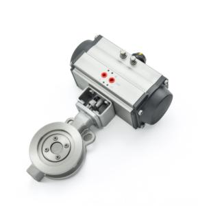 Khí nén PTFE 2 inch <span class=keywords><strong>Wafer</strong></span> phong cách mặt bích <span class=keywords><strong>Lug</strong></span> PVC SS304 TC kết thúc Van bướm - Product Image 3