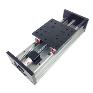 GX150 heavy duty sfu2005 ball screw 57 stepper motor double Linear guide rail linear module for 80st 90st servo motor