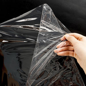 20cm-50cm materiale di imballaggio in plastica trasparente trasparente elasticizzato rotolo di pellicola rotolo di pellicola - Product Image 5