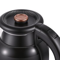 Bouilloire électrique en verre 1500W avec capacité de 2,0 L, ébullition rapide, arrêt automatique, rotation à 360° °   Base pivotante pour le bureau à domicile, la préparation du thé et du café R.7411